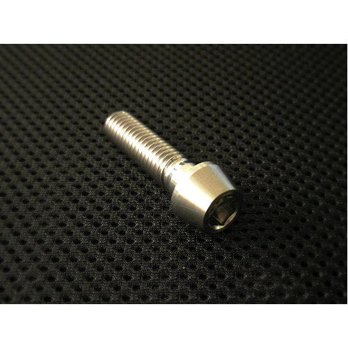 RaceFasteners M8 x 1.25 Titanium Taper Socket Head Bolt (Allen Key) - 30mm Length