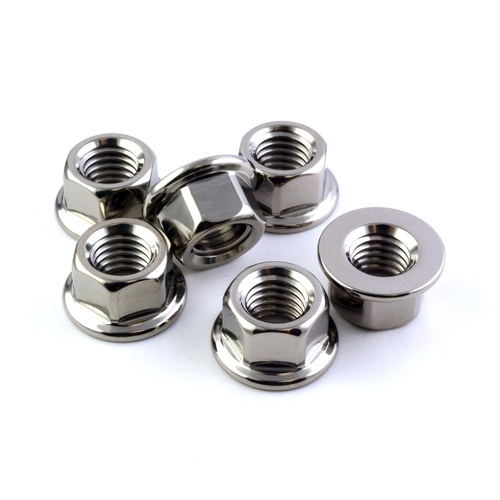 R&G Racing Titanium Sprocket Nut - Titanium - M10X1.25 - 5 pack