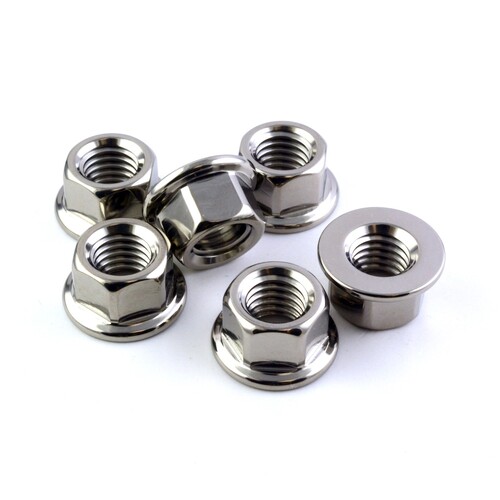 R&G Racing Titanium Sprocket Nut - PVD Black - M10X1.0 - 6 pack