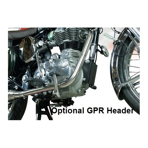 GPR Decatalizzatore Exhaust To Suit Royal Enfield Classic - Bullet Efi 500 (2009-2016)