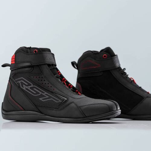 RST FRONTIER CE RIDE SHOE | BLACK/RED /44