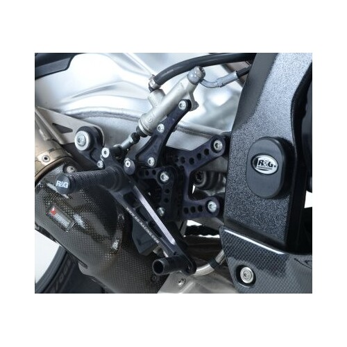R&G Racing Adjustable Rearsets (Road) To Suit BMW S1000RR '10-'14, HP4 '12-'14 and S1000R '14-'16