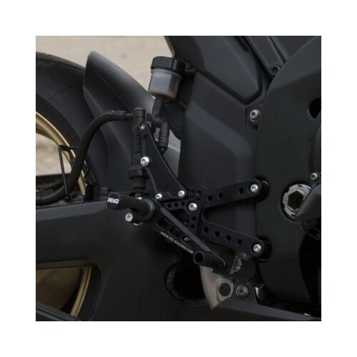 R&G Racing Adjustable Rearsets To Suit Yamaha YZF-R1 ('07 - '08)