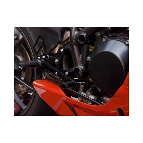 R&G Racing Adjustable Rearsets To Suit Ducati 848, 1098 and 1198