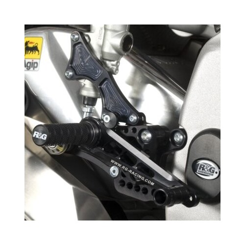 R&G Racing Adjustable Rearsets To Suit Aprilia RSV4 '09-