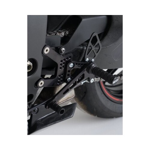 R&G Racing Adjustable Rearsets To Suit Kawasaki ZX6R '07- RACE SETUP