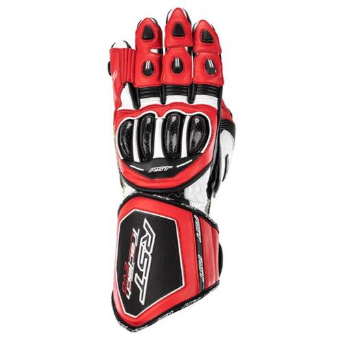 RST TRACTECH EVO-4 CE RACE GLOVE | FLURO RED / L