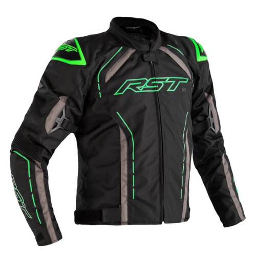 RST S-1 CE SPORT W/P JACKET | BLACK/Flo GREEN /S