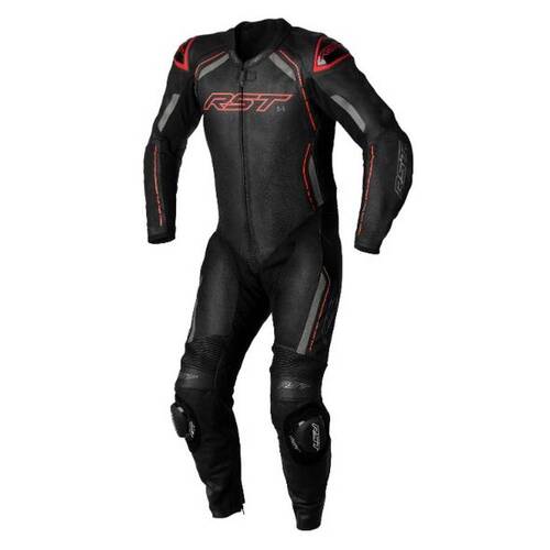 RST RST S-1 1 PIECE SUIT | BLACK/GREY/RED (13) /48 (EUROPEAN)