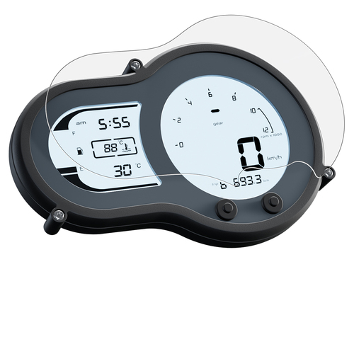 Speedo Angels Dashboard Screen Protector To Suit BENELLI LEONCINO (2018-) 2 x Ultra Clear & 2 x Anti Glare