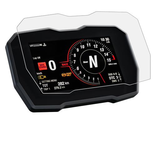 Speedo Angels Dashboard Screen Protector To Suit Ducati V4 Models - 2 x Ultra Clear