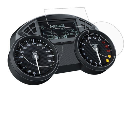 Speedo Angels Dashboard Screen Protector To Suit KAWASAKI Z650 / Z900 / Z400 (2017-) 3 x Ultra Clear