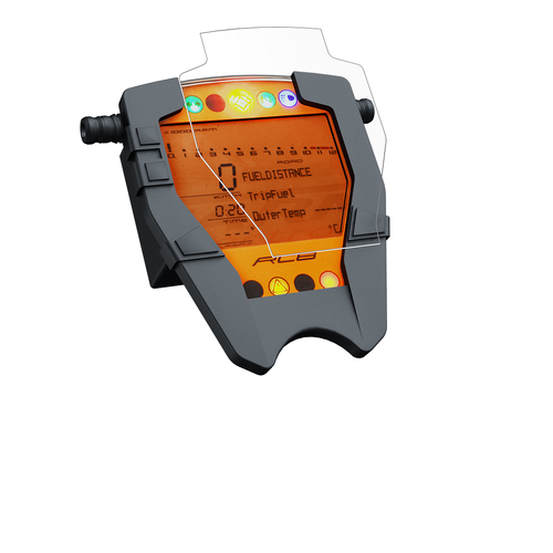 Speedo Angels Dashboard Screen Protector To Suit KTM RC8 / RC8R (2008-) 2 x Ultra Clear