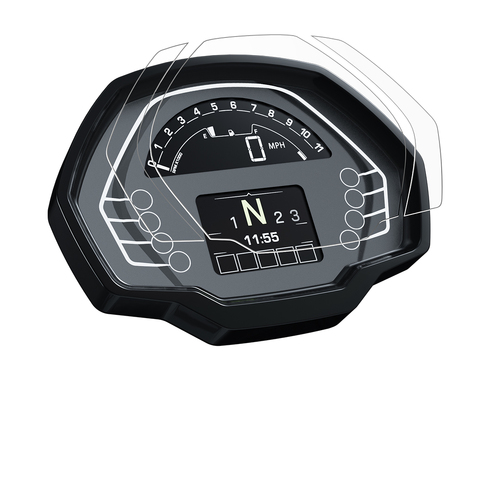 Speedo Angels Dashboard Screen Protector To Suit TRIUMPH DAYTONA 660 (2024-) 3 x Ultra Clear
