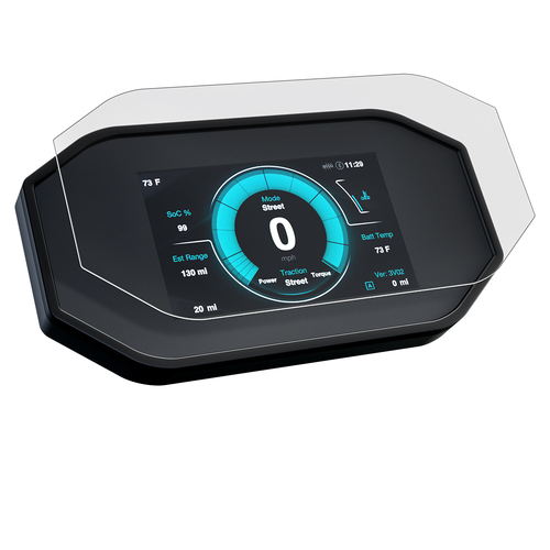 Speedo Angels Dashboard Screen Protector To Suit Zero SR/F And SR/S - 1 x Ultra Clear And 1 x Anti Glare