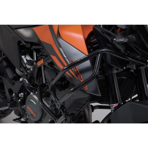 SW-Motech Upper Crash Bar For Original KTM crash bar. Black. KTM 390 Adv (19-). (SBL.04.958.10100/B)