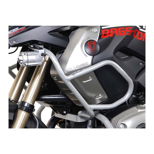 SW-Motech Upper Crash Bar.Silver. BMW R1200GS (08-12).With crash bar only.(SBL.07.565.10000/S)