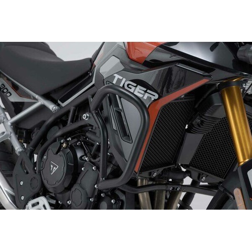 SW-Motech Crash Bar - Black. Triumph Tiger 900/GT/Rally/Pro (24-). (SBL.11.953.10001/B)