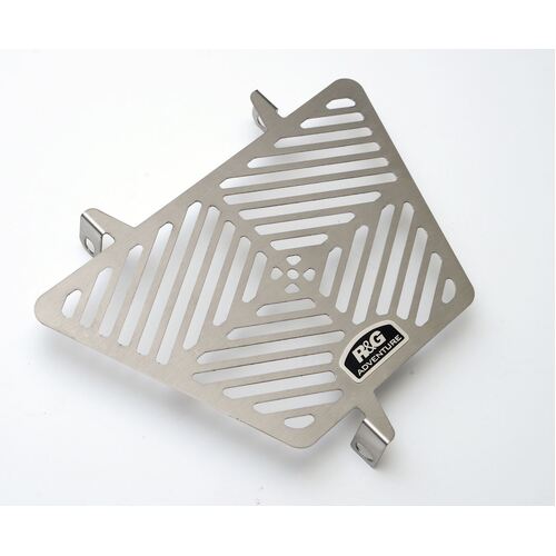 R&G Racing Stainless Oil Cooler Guard To Suit Aprilia RSV4 RR/RF '15-, Tuono V4 '15- and Aprilia RSV-4 1100 Factory ’19-