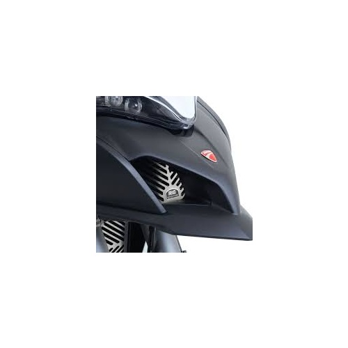 R&G Racing Stainless Steel Oil Cooler Guard To Suit Ducati Multistrada Models