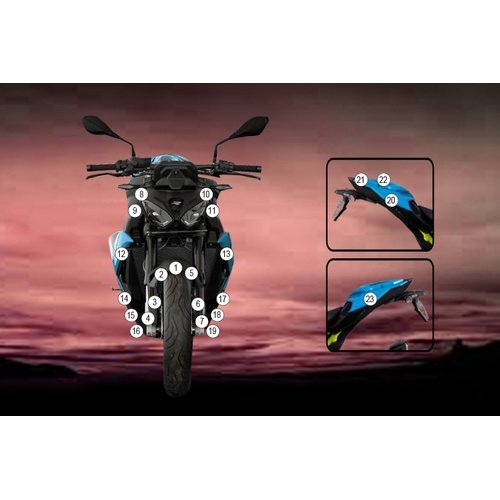 R&G Racing Second Skin To Suit BMW S1000R '25-