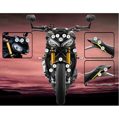 R&G Racing Second Skin To Suit Triumph Speed Triple 1200 RS '25-