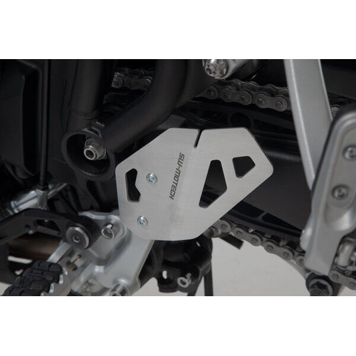 SW-Motech Heel guard Left - Silver. Triumph Tiger 900/GT/Rally/Pro (19-). (SCT.11.953.10100/S)