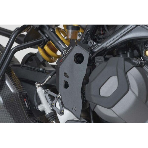SW-Motech Heel Guard Black. Ducati DesertX (22-) / Rally (23-). (SCT.22.995.10001/B)