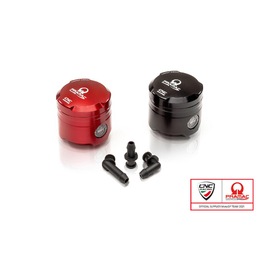 CNC Racing Fluid oil reservoir brake-clutch 25 ml MONOCHROME included three outflow PRAMAC RACING Limited Edition