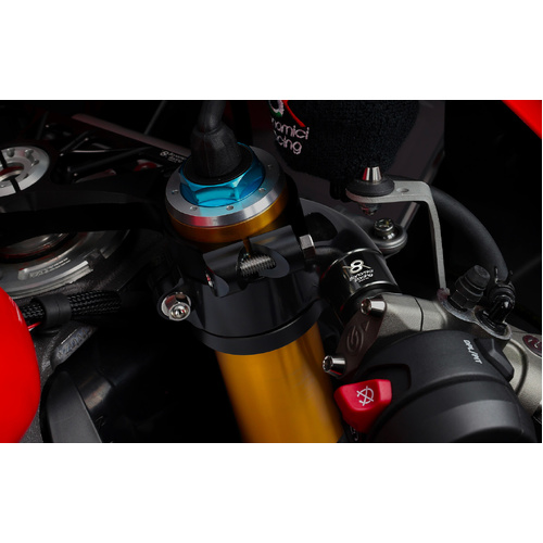 Bonamici Racing Lifted (Offset) Clip-On Handlebars [Clamp Size: 53mm For Panigale V4 (2025-)]