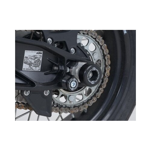 R&G Racing Swingarm Protectors To Suit  KTM 1090 Adventure '17-, KTM 1190 Adventure '13-, 1290 Super Adventure '15 - '20