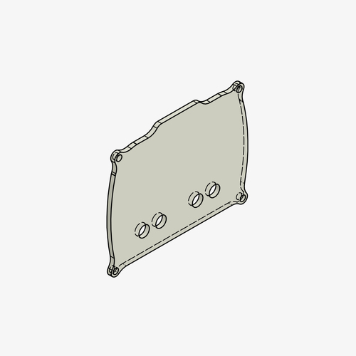 Bonamici Racing PMMA Glass Spare Part To Suit SOLO 2 Screen Protectors
