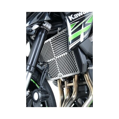 R&G Racing Stainless Steel Radiator Guard To Suit To Suit Kawasaki Z750 '07-/Z750R '11-'13/Z800 '13-'16/Z1000 '10-/Z1000SX '12-, VERSYS1000 '12- and N