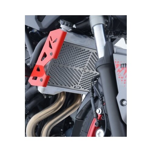 R&G Racing Stainless Steel Radiator Guard To Suit Yamaha MT07 '14-, MT-07 (FZ-07) Motocage '15-, XSR700 '16- and Tracer 700 '16-'20 (FJ-07) models