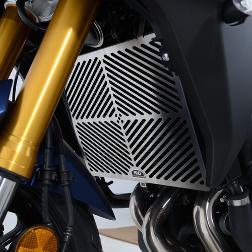 R&G Racing Stainless Steel Radiator Guard To Suit Yamaha MT-09 '17-'20 (FZ-09), SP '18-'20 & Tracer 900 GT '18-'20 models.