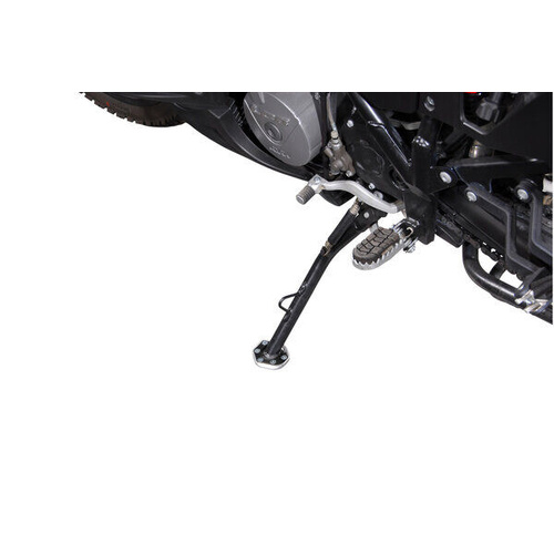 SW-Motech Extension For Side Stand Foot - Black/Silver. KTM / Husqvarna models (06-). (STS.04.102.10000/S)