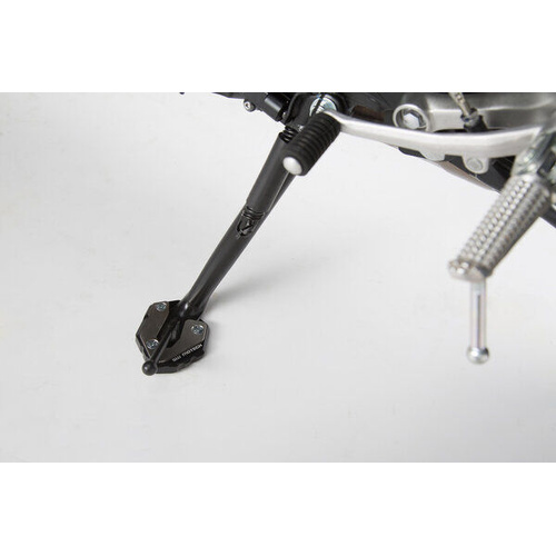 SW-Motech Extension For Side Stand Foot - Black/Silver. Yamaha MT-09 Tracer, XSR900/Abarth. (STS.06.525.10000)