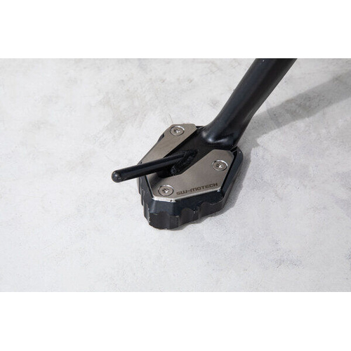 SW-Motech Extension For Side Stand Foot - Black/Silver. Yamaha Tracer 9 models (20-). (STS.06.921.10000)