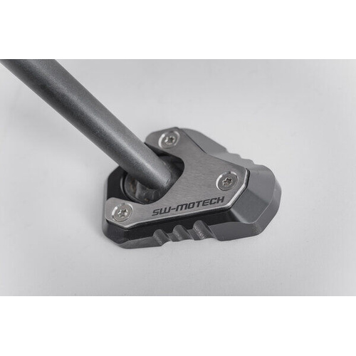 SW-Motech Extension For Side Stand Foot - Black/Silver. Kawasaki Versys 1000 (14-). (STS.08.722.10000)
