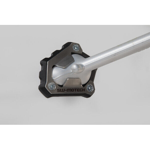 SW-Motech Extension For Side Stand Foot - Black/Silver. Triumph 1200 models (18-). (STS.11.929.10000)