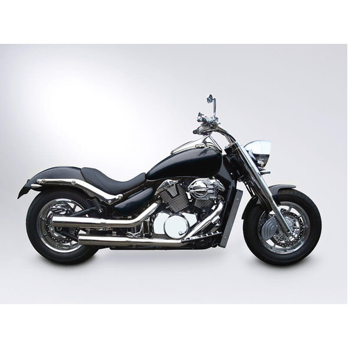 Miller Cubana | Exhaust System To Suit Suzuki VLR 1800 (Tapered, matt black)