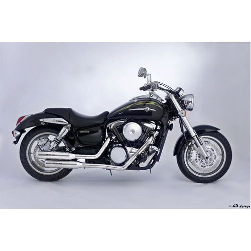 Miller Nexus | Exhaust System To Suit Suzuki M 1600 Intruder, VZ 1600 Marauder (Standard, high-gloss polished)