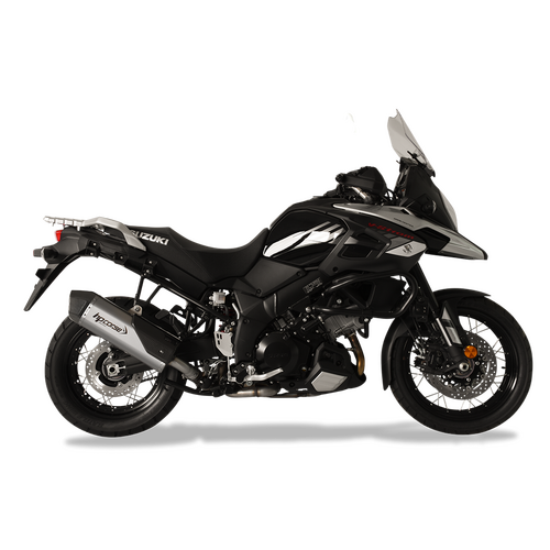 HP Corse Suzuki V-strom 1000 17-19 Sps Carbon Satin Exhaust