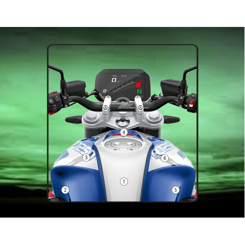 Eazi-Guard Tank Protection Film for BMW R1250R  gloss