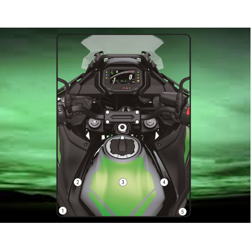 Eazi-Guard Tank Protection Film for Kawasaki Versys 650  gloss