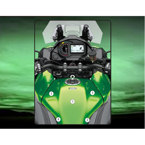 Eazi-Guard Tank Protection Film for Kawasaki Versys 1000  gloss