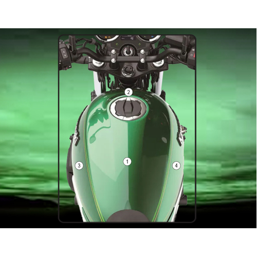 Eazi-Guard Tank Protection Film for Kawasaki Z650RS  matte