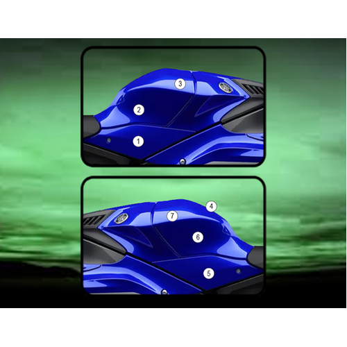 Eazi-Guard Tank Protection Film for Yamaha YZF-R1  gloss