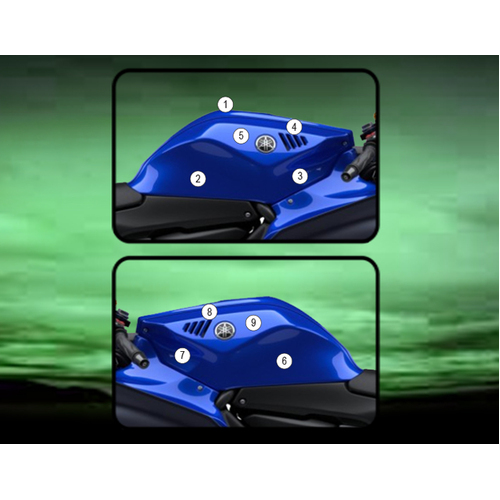 Eazi-Guard Tank Protection Film for Yamaha YZF-R7  matte