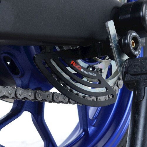 R&G Racing Toe Chain Guards - Toe Guard Yamaha YZF-R1/R1M '15- and MT-10 '16- & SP '17- ,Yamaha Tracer 9 (GT) '21- & Yamaha MT-09 (SP) '21- models